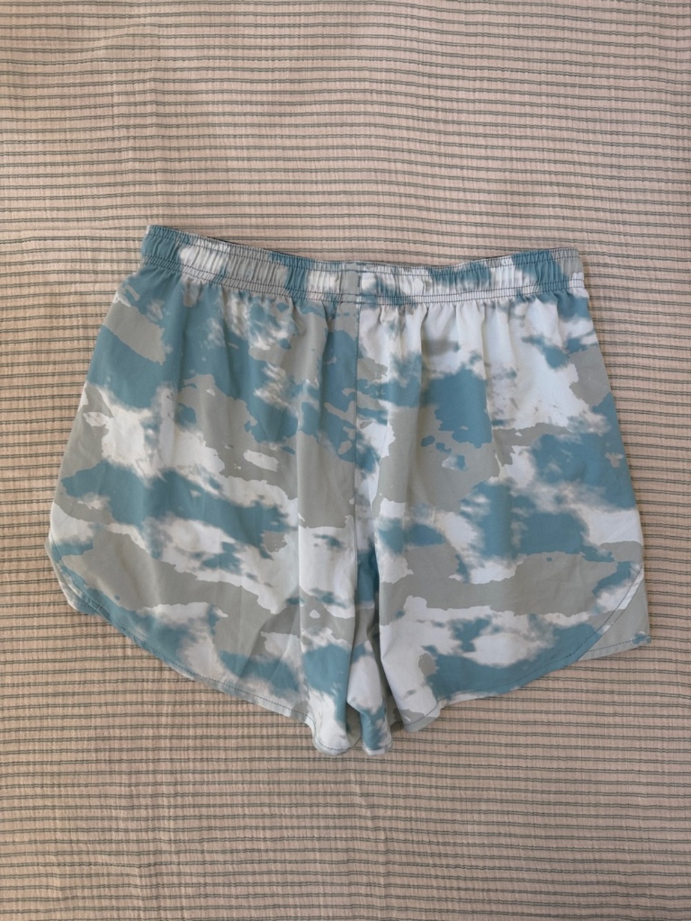 RVCA Blue Camo Pattern Athletic/Running Shorts - Picture 4 of 5